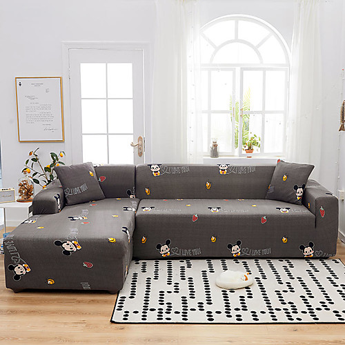 

Mich мультфильм принт пылезащитный всесильный чехлы на диван эластичный чехол для дивана супер мягкая ткань чехол с одной бесплатной наволочкой