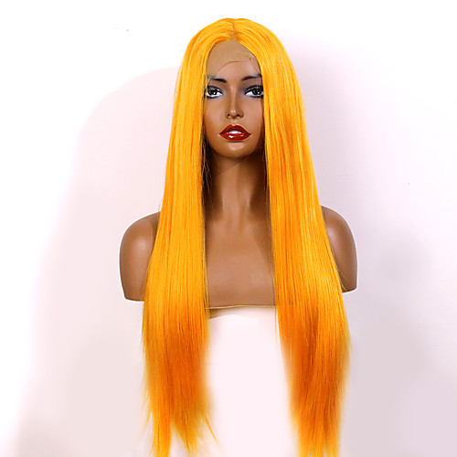 

Синтетические кружевные передние парики Естественный прямой Средняя часть Бесклеевая кружевная лента Парик Длинные Средняя длина Очень длинный Оранжевый Искусственные волосы 18-24 дюймовый Жен.