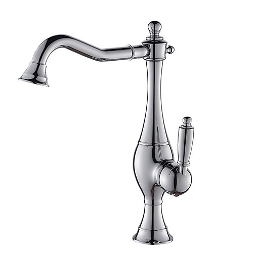 

Kitchen faucet - Single Handle One Hole Electroplated Standard Spout Centerset Contemporary Kitchen Taps