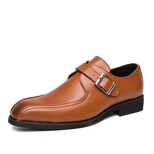 

Men's Leather Fall / Spring & Summer Casual / British Loafers & Slip-Ons Breathable Brown / Black / Party & Evening