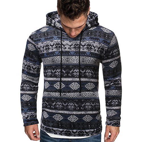 

Men's Casual Hoodie - Plaid Brown US34 / UK34 / EU42