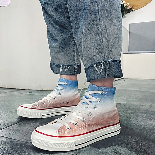 

Men's Comfort Shoes Canvas Fall & Winter Sneakers White / Blue / White / Yellow
