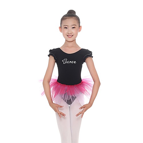 

Kids' Dancewear Leotards Girls' Training Cotton / Spandex Pattern / Print Sleeveless Natural Leotard / Onesie