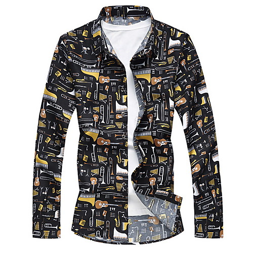 

Men's Daily Shirt - Geometric Black