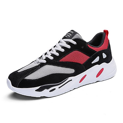 

Men's Comfort Shoes Mesh Winter Athletic Shoes Black / Black / Red / White