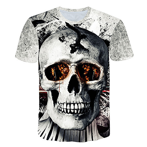 

Men's Daily T-shirt - 3D Print Gray