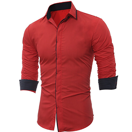 

Men's Daily Shirt - Solid Colored Royal Blue