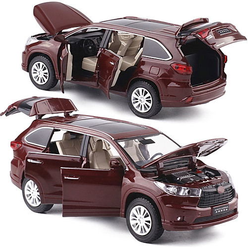 

1:32 Diecast Vehicle Model Car SUV Music & Light Pull Back Vehicles Metal Alloy Mini Vehicles Toys for Kids Gift 1 pcs / Kid's