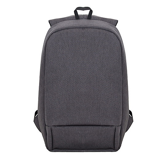 

Large Capacity Oxford Zipper Commuter Backpack Daily Black / Gray