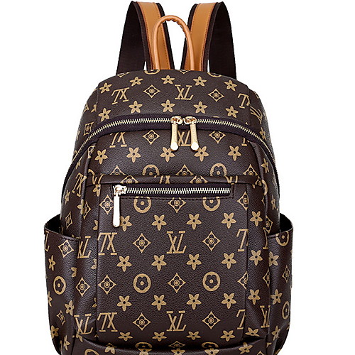 

Large Capacity Oxford Zipper Commuter Backpack Daily Coffee