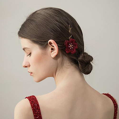 

Alloy Hair Accessory with Rhinestone / Glitter 1 Piece Wedding Headpiece