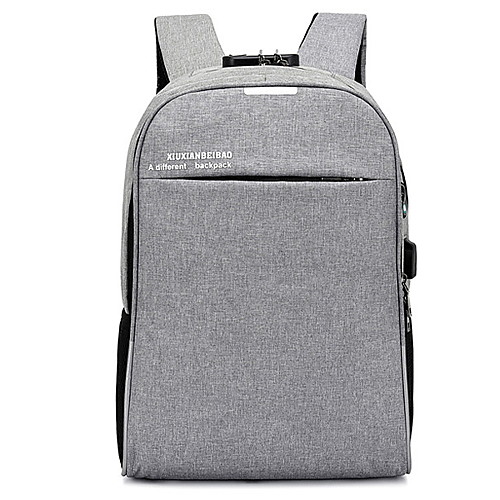 

Large Capacity Polyester Zipper Commuter Backpack Daily Black / Wine / Blue