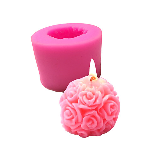 

сделай сам роза шар силиконовые формы ароматерапия свеча аромат камень подарок на день святого валентина