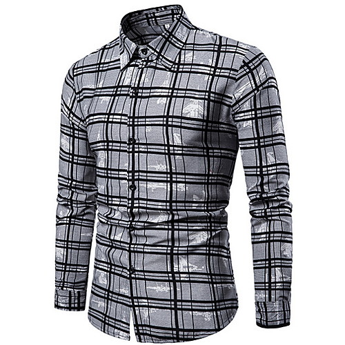 

Men's Daily Shirt - Houndstooth Gray