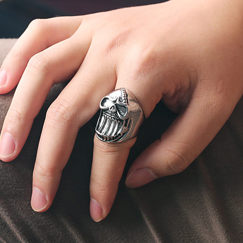 

Couple's Band Ring 1pc Silver Alloy Geometric Punk Trendy Daily Jewelry Geometrical Hope Cool