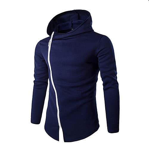 

Men's Casual Hoodie - Solid Colored Black US32 / UK32 / EU40