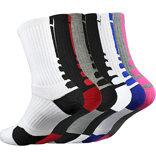 

Compression Socks Athletic Sports Socks Running Socks 1 Pair Tube Socks Socks Compression Socks Breathable Sweat-wicking Comfortable Running Active Training Jogging Sports Color Block Cotton Black