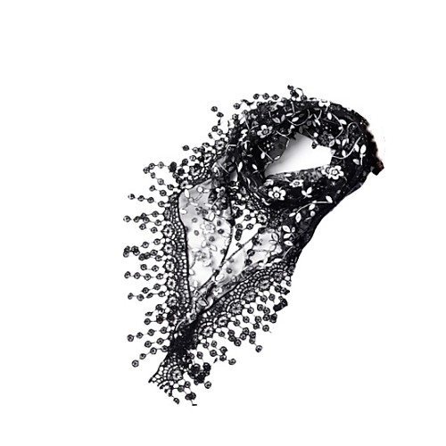 

Sleeveless Lace Wedding Women's Scarves With Pattern / Print Scarves