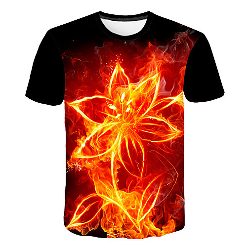 

Men's Daily T-shirt - 3D Print Red