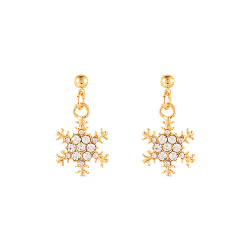 

Women's Drop Earrings Earrings Classic Snowflake Simple Korean Sweet Fashion Imitation Diamond Earrings Jewelry Gold For Party Gift Daily Holiday Work 1 Pair