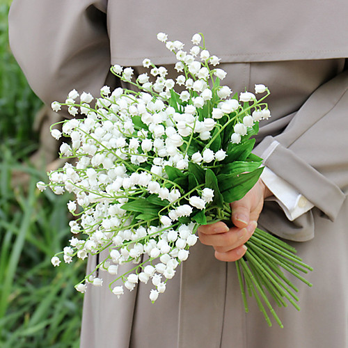 фото Нордический свежий симулятор цветок ландыша букет свадьба 1 палка lightinthebox