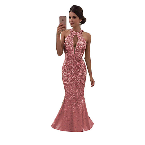 

Women's Sheath Dress - Solid Colored Blushing Pink S M L XL
