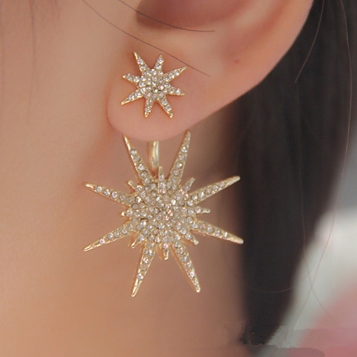 

Women's Earrings Classic Mini Earrings Jewelry Gold / Silver For Christmas Party Anniversary Carnival Festival 1pc