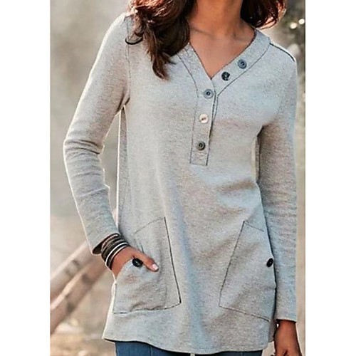 

Women's Work Sweatshirt - Geometric Gray S
