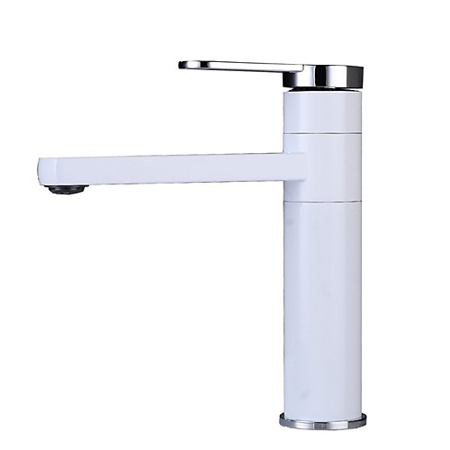 

Bathroom Sink Faucet - Rotatable / Widespread Electroplated Free Standing Single Handle One HoleBath Taps