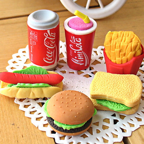 

Erasers Plastic 1 pcs Art Supplies Kid's