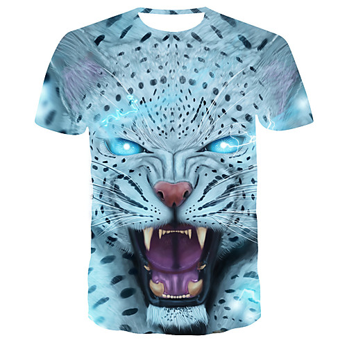 

Men's Daily T-shirt - 3D Print Blue