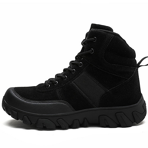 

Men's Comfort Shoes PU Winter Boots Booties / Ankle Boots Black / Army Green / Pink