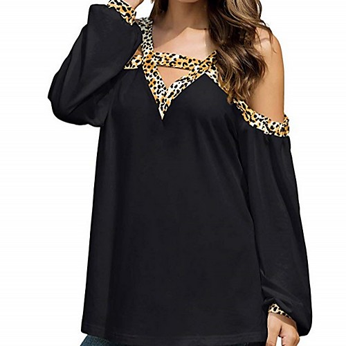 

Women's Daily T-shirt - Leopard Black