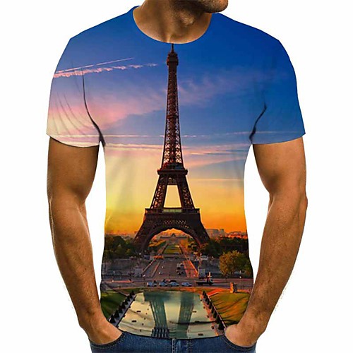 

Men's Daily T-shirt - 3D Blue
