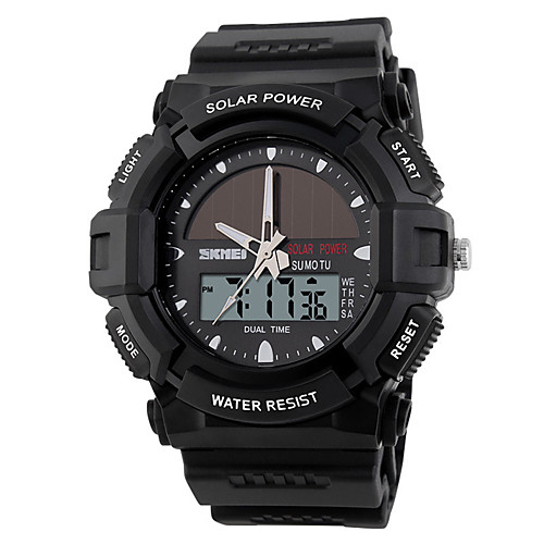 

Men's Sport Watch Japanese Digital Black / Green 50 m Water Resistant / Waterproof New Design Alarm Clock Analog - Digital Outdoor New Arrival - Black Black / Blue Black / Red Two Years Battery Life