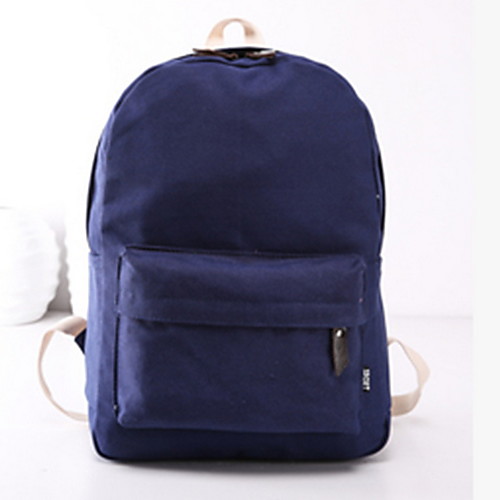 

Large Capacity Oxford Zipper Commuter Backpack Daily Black / Red / Dark Blue