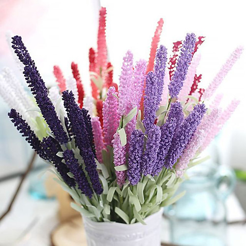

Artificial Flower 12 Head Provence Lavender Plant Home Decoration Photography 1 Stick