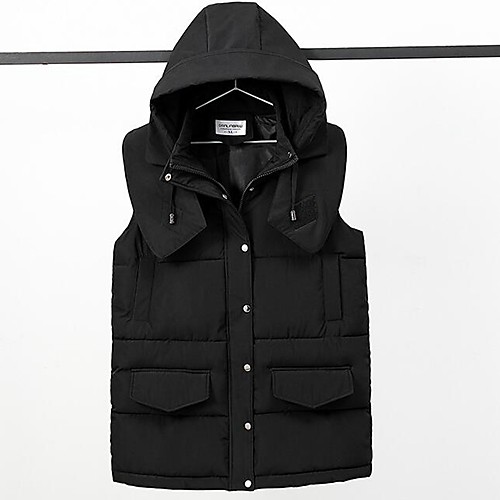 

Women's Solid Colored Vest, POLY Black / Green / Beige L / XL / XXL