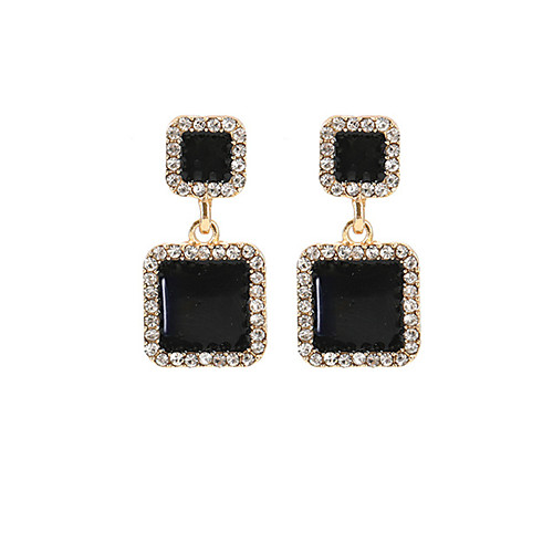 

Women's Earrings Classic Mini Earrings Jewelry Black For Christmas Party Anniversary Carnival Festival 1 Pair