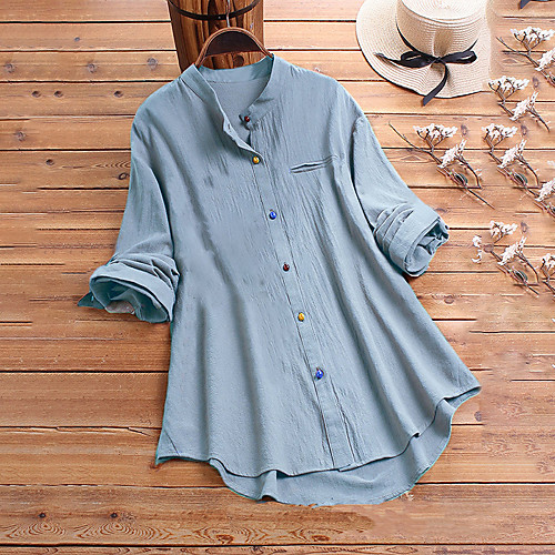 

Women's Daily Shirt - Floral White