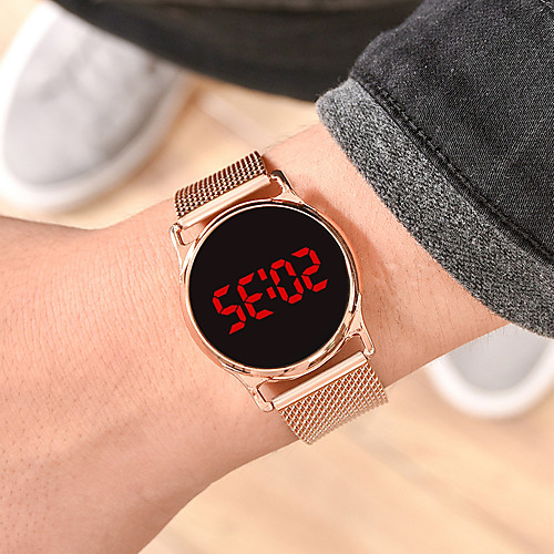 

Men's Sport Watch Digital Silicone Black / Silver / Gold No Chronograph Cute Luminous Digital Outdoor New Arrival - Black Rose Gold Gold One Year Battery Life