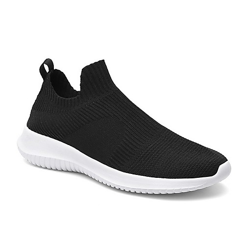 

Men's Comfort Shoes Tissage Volant Winter Athletic Shoes Black / Black and White / White