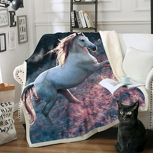 

Bed Blankets, Cartoon Acrylic Fibers Comfy Blankets