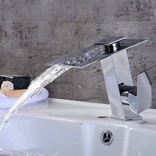 

Bathroom Sink Faucet - Widespread Electroplated Free Standing Single Handle One HoleBath Taps