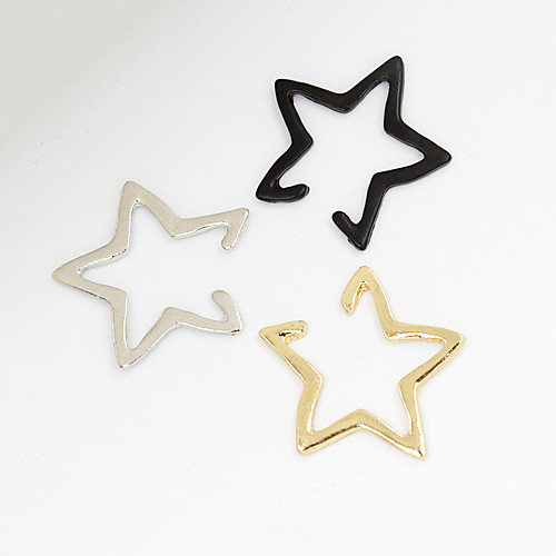 

Women's Earrings Classic Mini Earrings Jewelry Black / Gold / Silver For Christmas Party Anniversary Carnival Festival 1pc