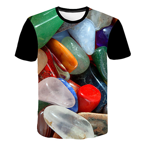 

Men's Daily T-shirt - 3D Print Rainbow
