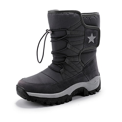 

Men's Snow Boots PU Winter Boots Mid-Calf Boots Black / Dark Grey / Wine