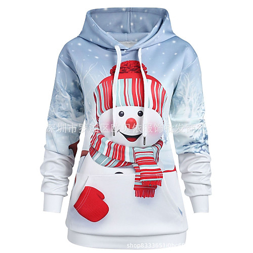

Women's Basic Hoodie - Geometric Blue S