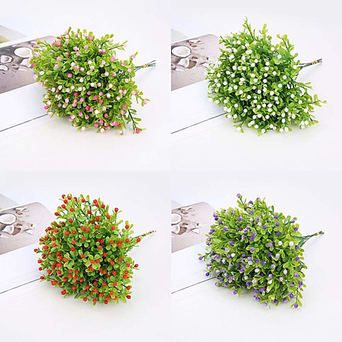 

5 вилка искусственный цветок милан зерно растение в горшке украшение интерьера цветочная композиция 2 палочки