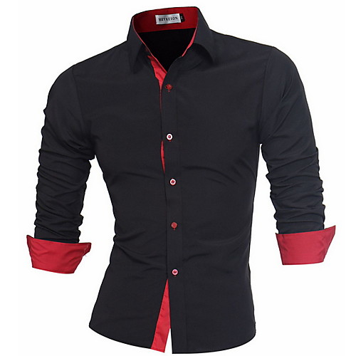 

Men's Daily Shirt - Solid Colored Black